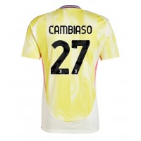 Maglie da calcio Juventus Andrea Cambiaso #27 Seconda Maglia 2024-25 Manica Corta